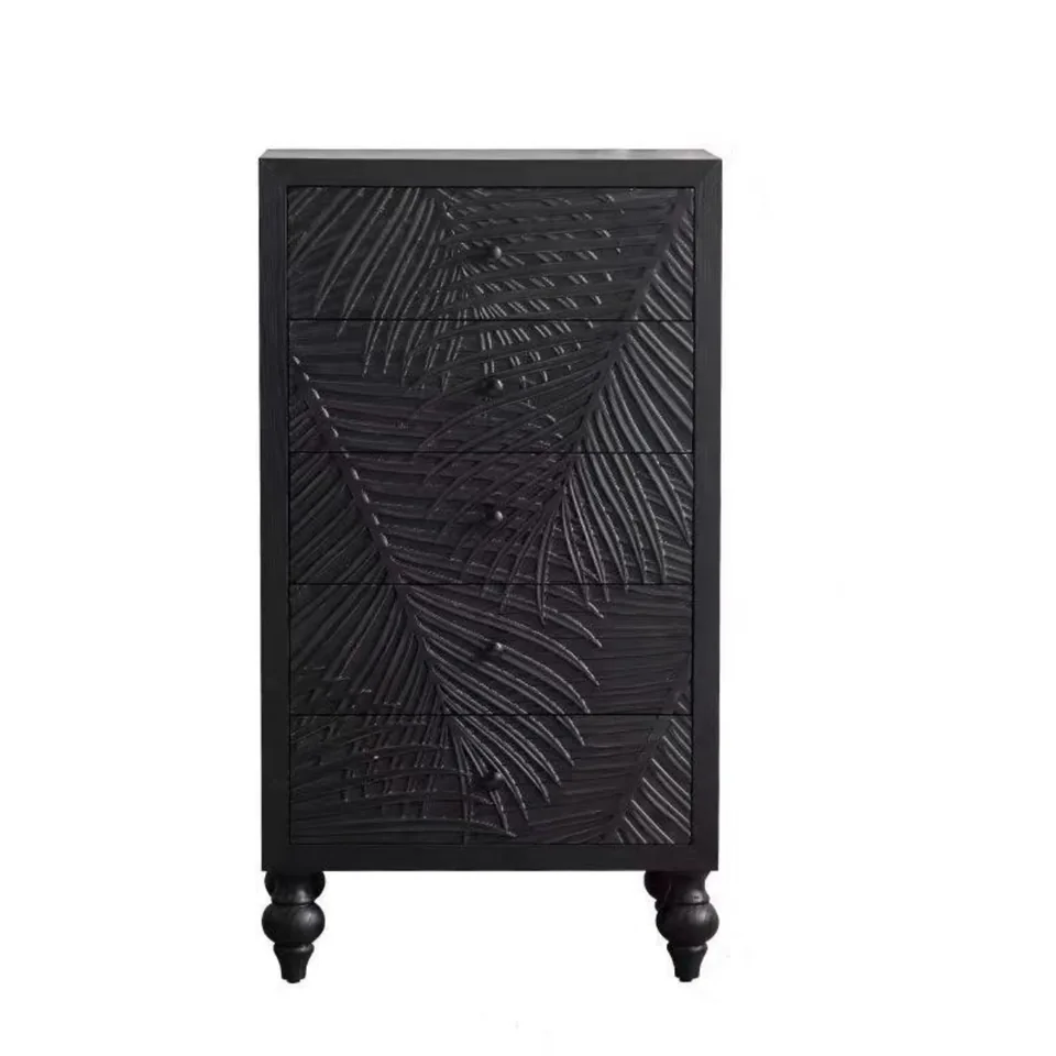 Carved chest of drawers — Karma Inc furniture collection