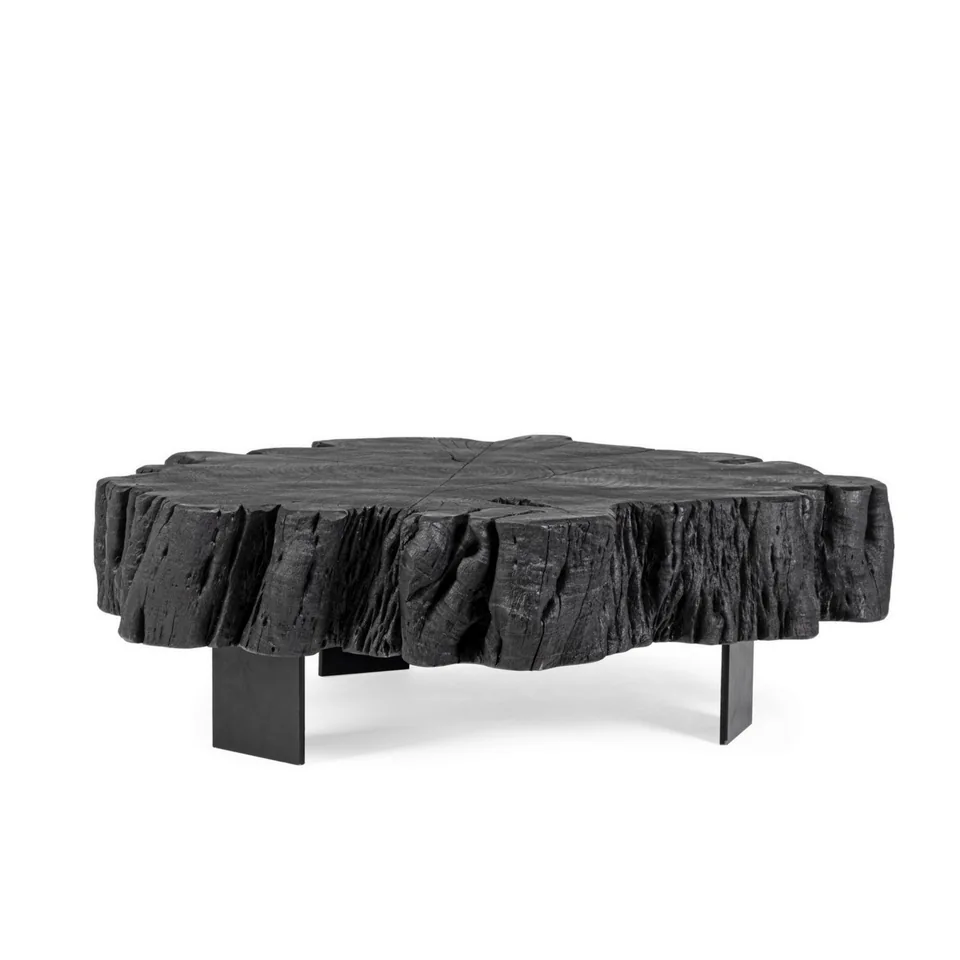 Sculptural dark coffee table — Karma Inc furniture collection