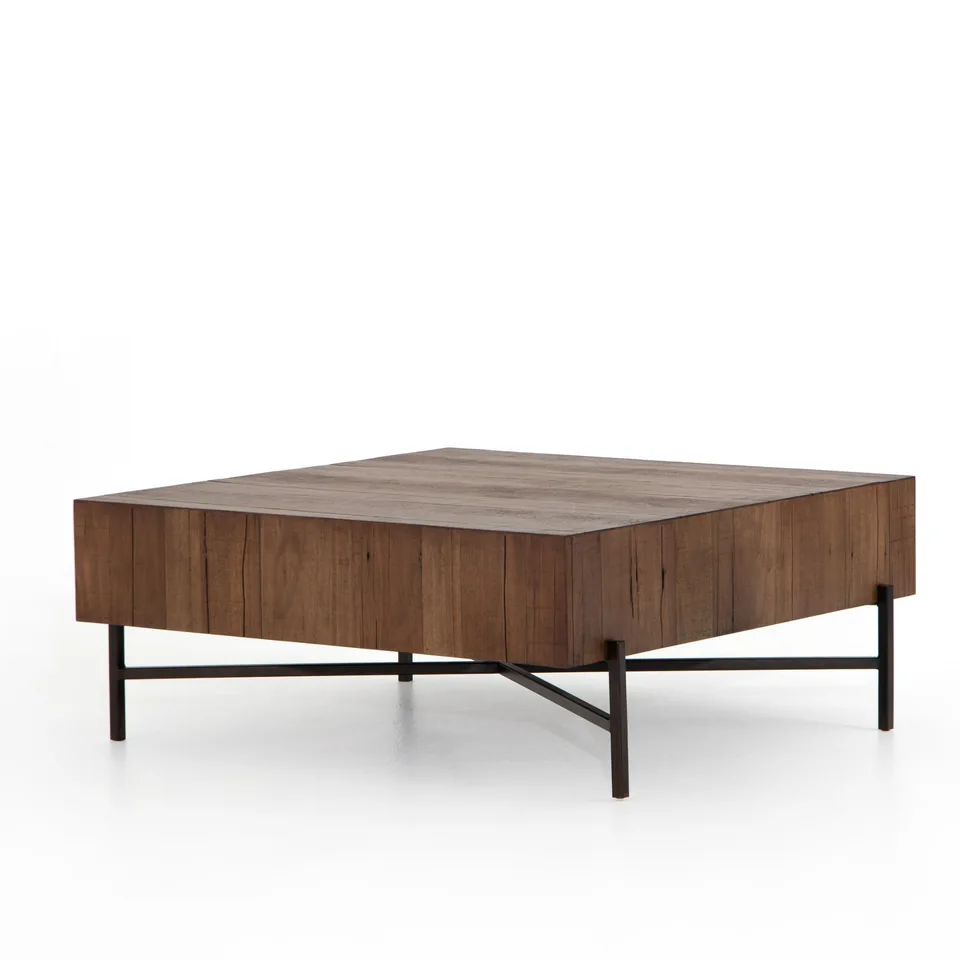 Square coffee table with slim legs — Karma Inc furniture collection