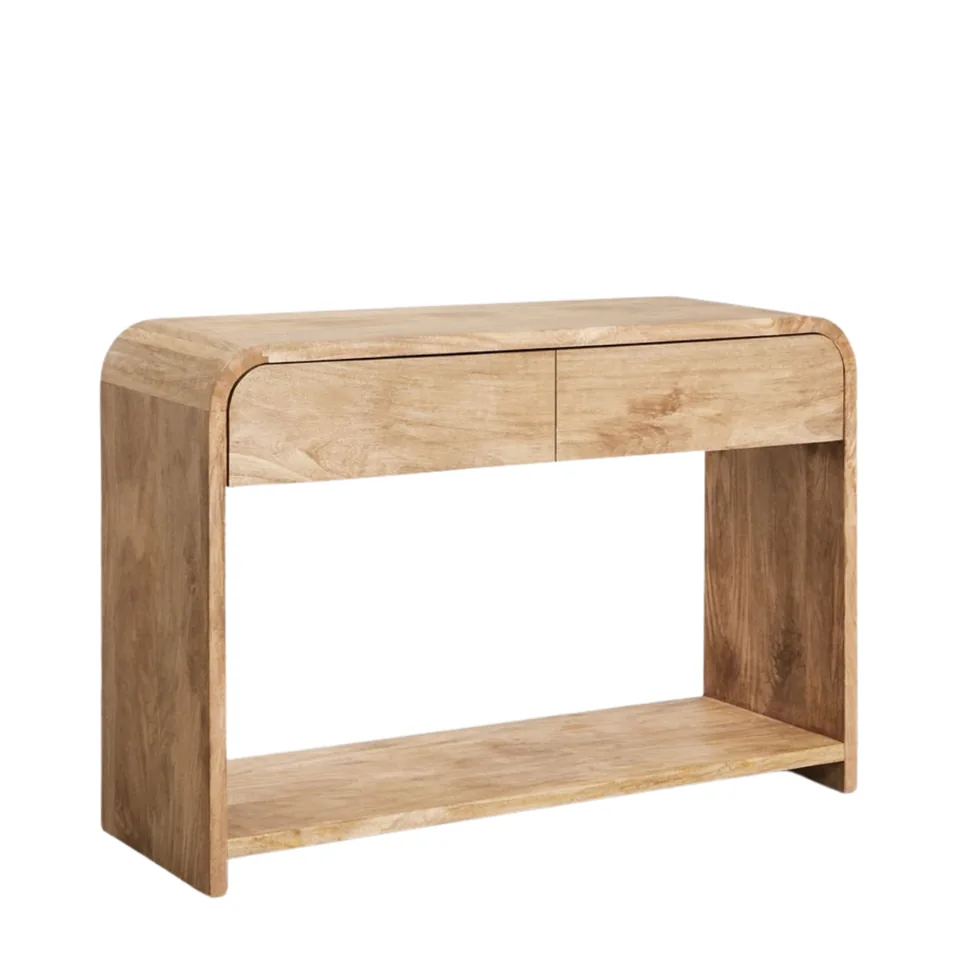 Rounded console with drawers — Karma Inc furniture collection