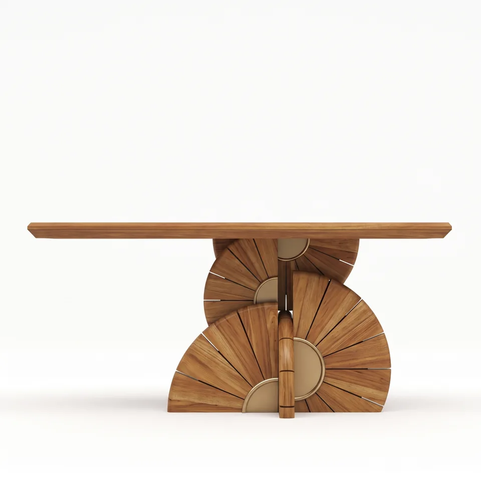 Fan-base console table — Karma Inc furniture collection