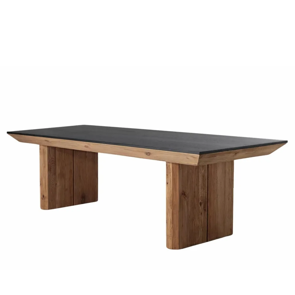 Two-tone rectangular dining table — Karma Inc furniture collection