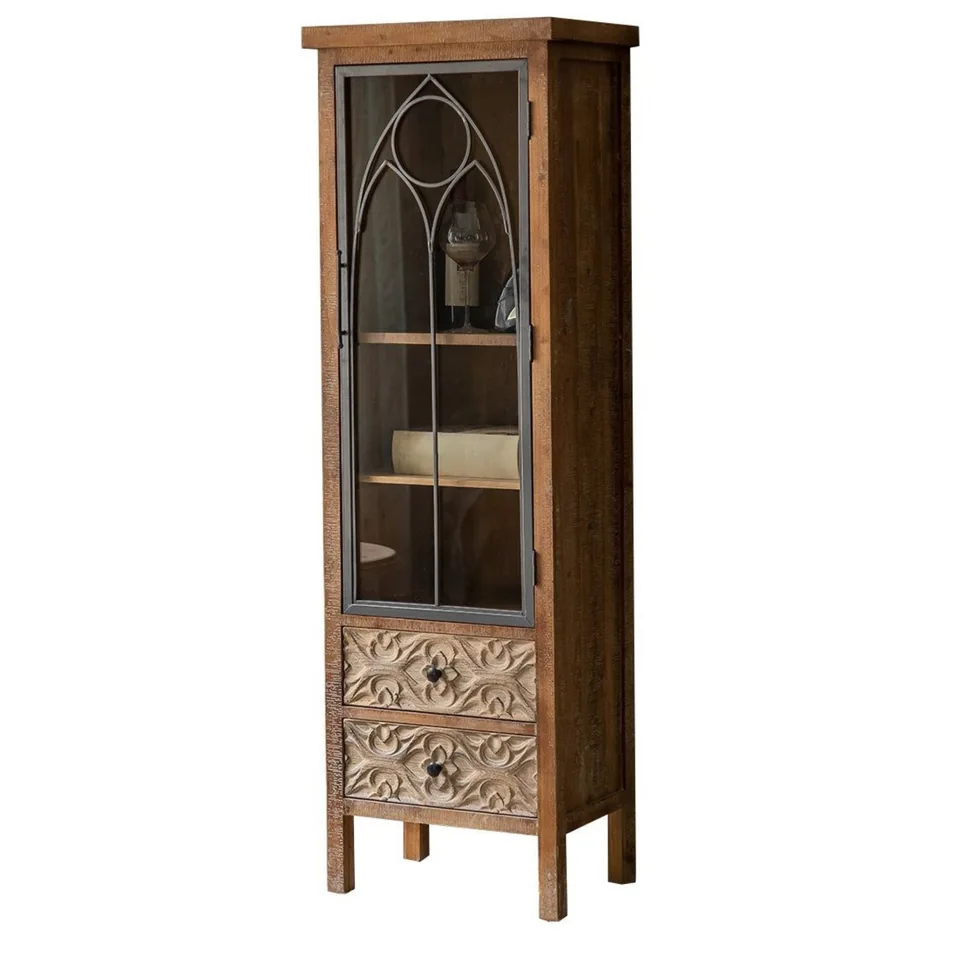 Decorative glazed display cabinet — Karma Inc furniture collection