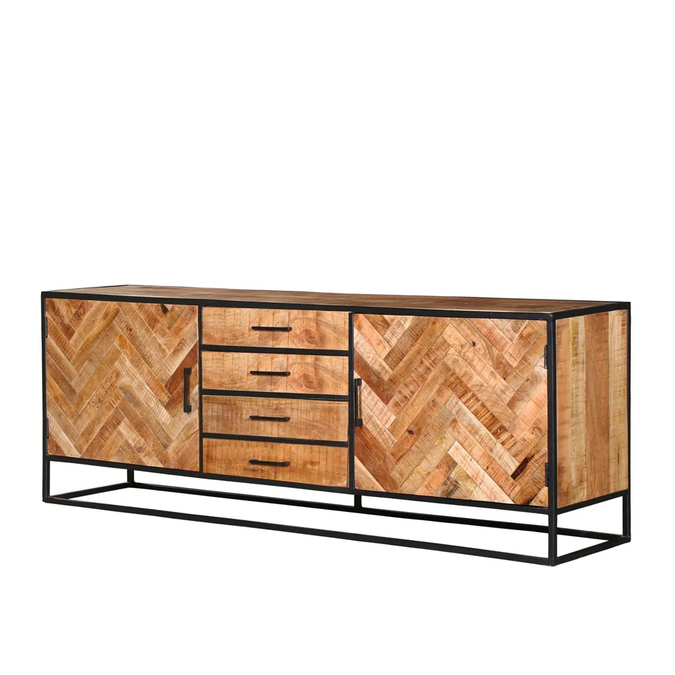 Chevron-front sideboard — Karma Inc furniture collection