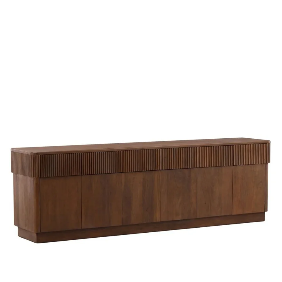Sideboard with fluted upper detail — Karma Inc furniture collection