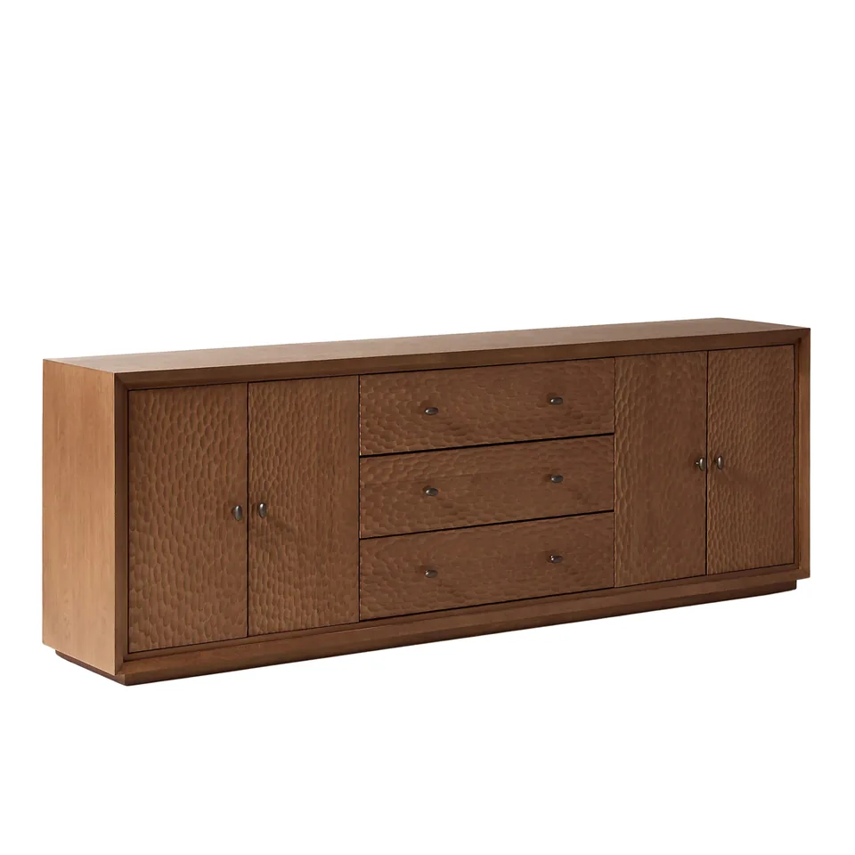 Sideboard with woven-look panels — Karma Inc furniture collection