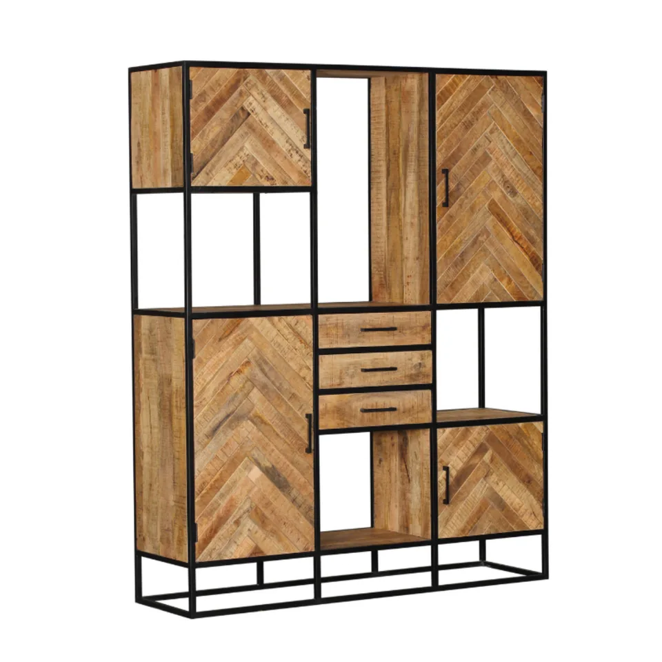Open-frame tall cabinet — Karma Inc furniture collection