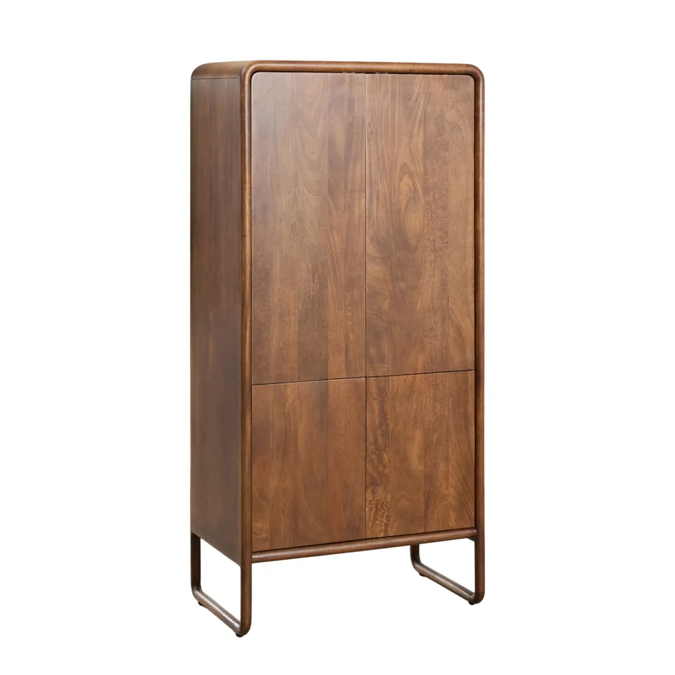 Rounded tall cabinet — Karma Inc furniture collection