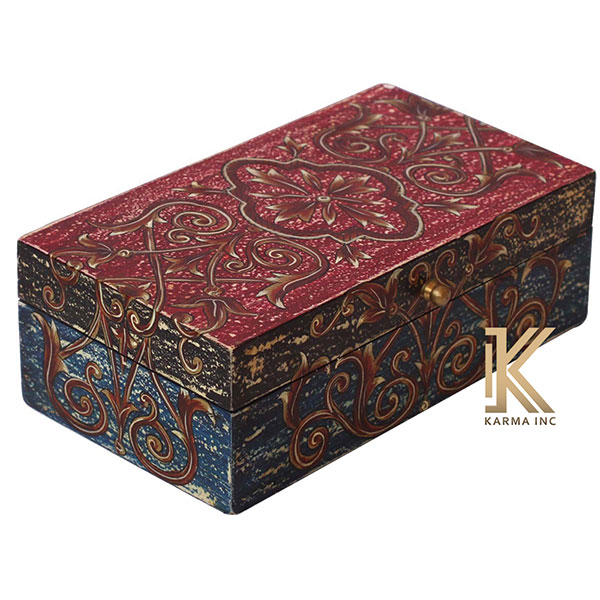 wooden painted box
