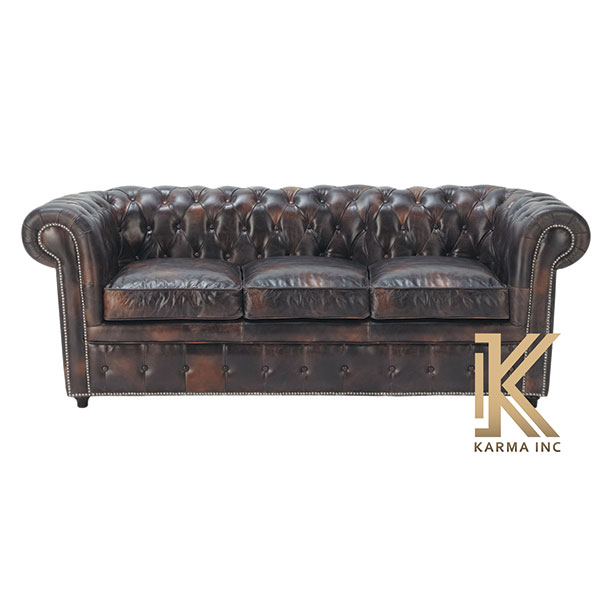 leather Upholstered sofa